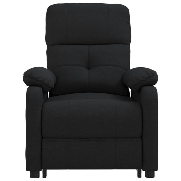 vidaXL Electric Massage Chair Black Fabric