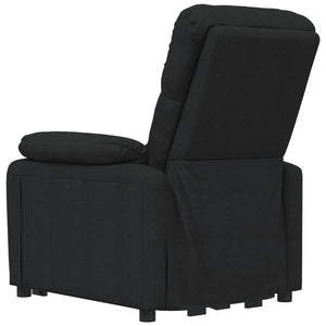 vidaXL Electric Massage Chair Black Fabric