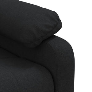 vidaXL Electric Massage Chair Black Fabric