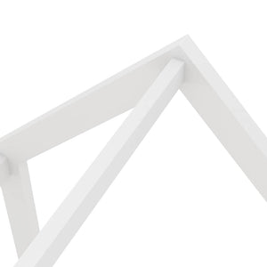 vidaXL Children's Bed with Drawers White Solid Pine Wood 90x200 cm