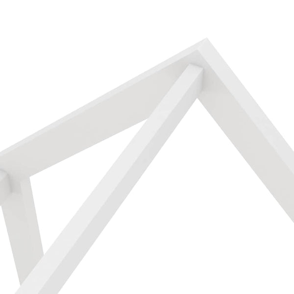 vidaXL Children's Bed with Drawers White Solid Pine Wood 90x200 cm
