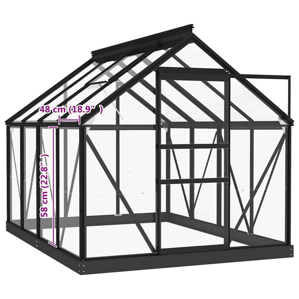 vidaXL Replacement Glass Panels for Greenhouse 16 pcs. Tempered Glass