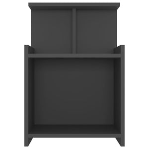 Grauer Nachttisch 40x35x60 cm