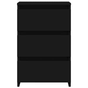 Nachttische Schwarz 40x35x62,5cm, 2er-Set