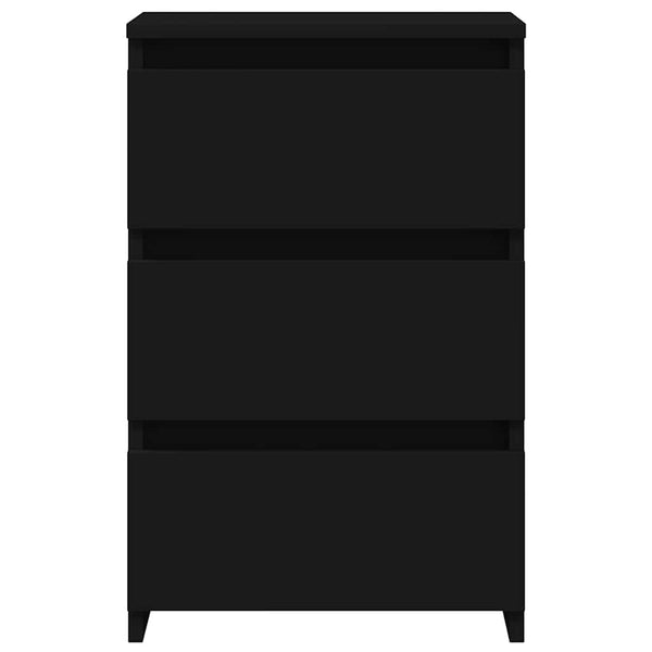 Nachttische Schwarz 40x35x62,5cm, 2er-Set