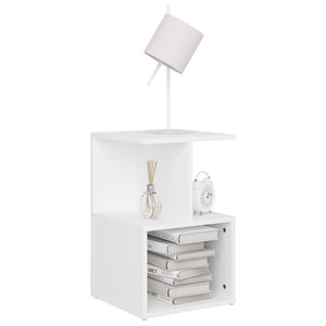 vidaXL Nightstands 2 pcs. White 35x35x55 cm Engineered Wood
