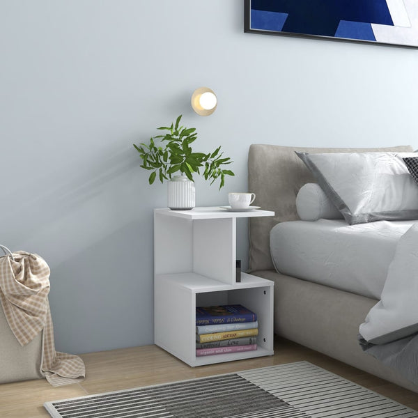 vidaXL Nightstands 2 pcs. White 35x35x55 cm Engineered Wood