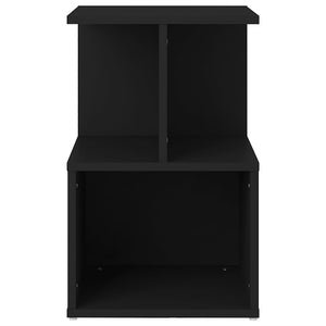 vidaXL Nightstand Black 35x35x55 cm Engineered Wood
