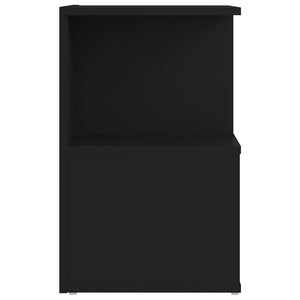 vidaXL Bedside Tables 2 pcs. Black 35x35x55 cm Engineered Wood