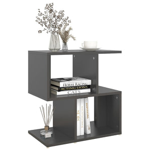 vidaXL Nightstands 2 pcs. Gray 50x30x51.5 cm Engineered Wood