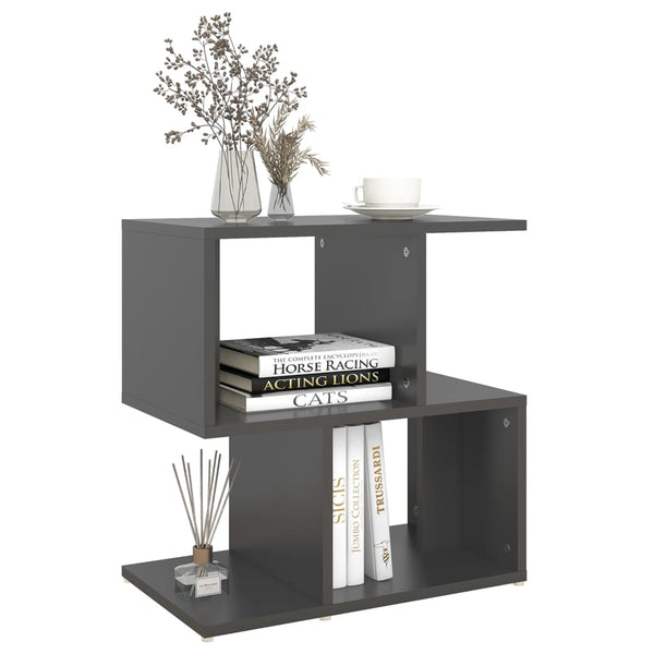 vidaXL Nightstands 2 pcs. Gray 50x30x51.5 cm Engineered Wood