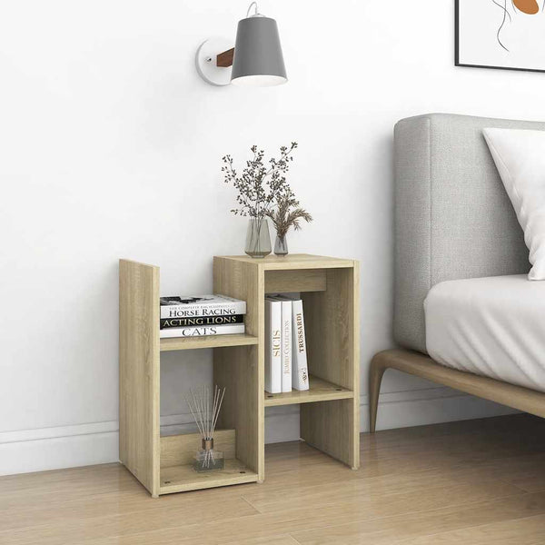vidaXL Nightstand Sonoma Oak 50x30x51.5 cm Engineered Wood
