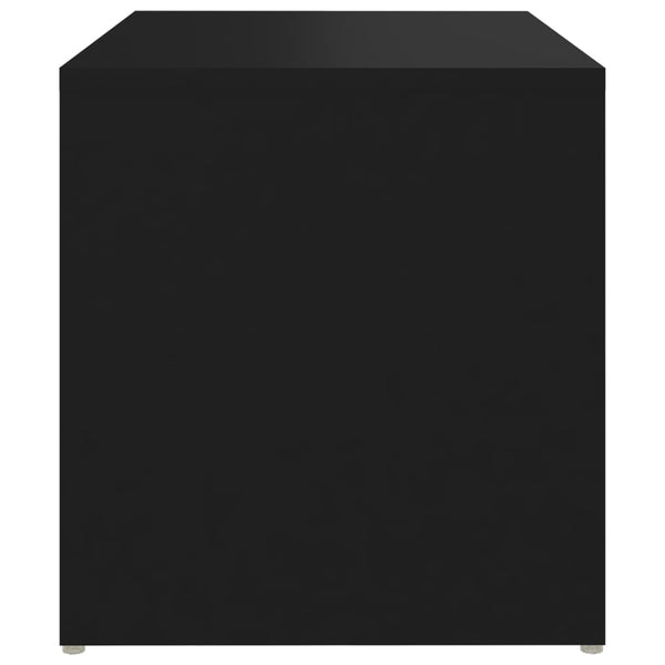 vidaXL Side Table Black 59x36x38 cm Engineered Wood