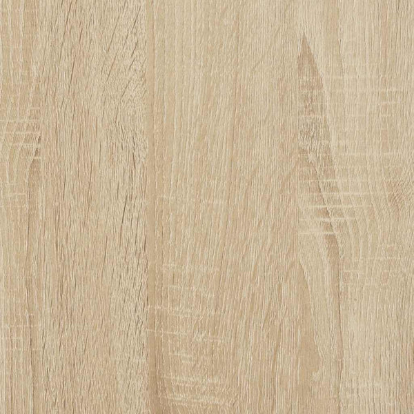 vidaXL Wall-Mounted Shoe Cabinet Sonoma Oak 60x18x60 cm Engineered Wood