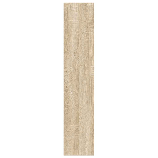 vidaXL Wall-Mounted Shoe Cabinet Sonoma Oak 60x18x90 cm Engineered Wood