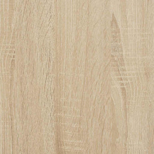 vidaXL Wall-Mounted Shoe Cabinet Sonoma Oak 60x18x90 cm Engineered Wood