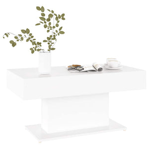 vidaXL Coffee Table White 96x50x45 cm Engineered Wood
