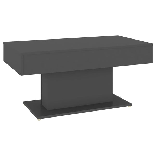 vidaXL Coffee Table Grey 96x50x45 cm Engineered Wood