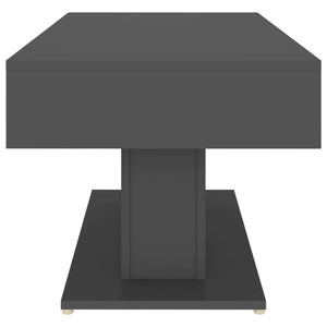 vidaXL Coffee Table Grey 96x50x45 cm Engineered Wood
