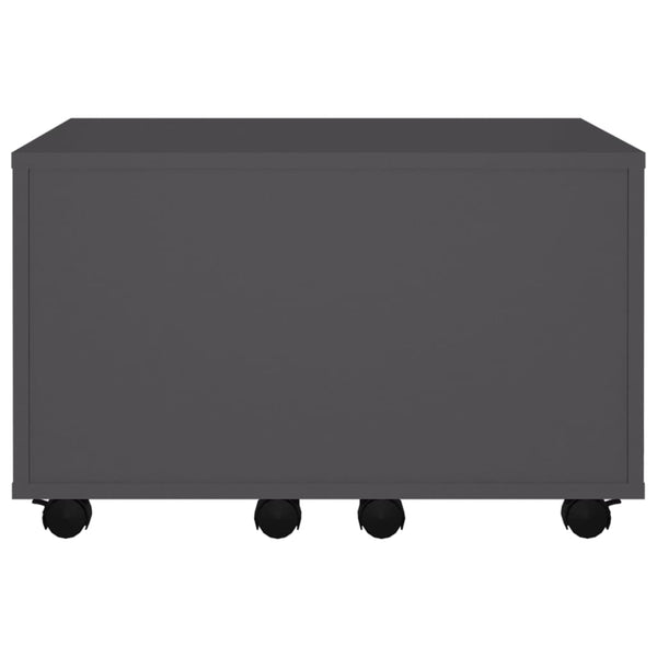 vidaXL Coffee Table Grey 60x60x38 cm Engineered Wood