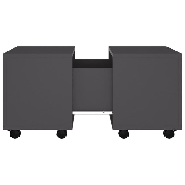 vidaXL Coffee Table Grey 60x60x38 cm Engineered Wood