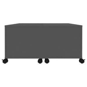 vidaXL Coffee Table Grey 75x75x38 cm Engineered Wood