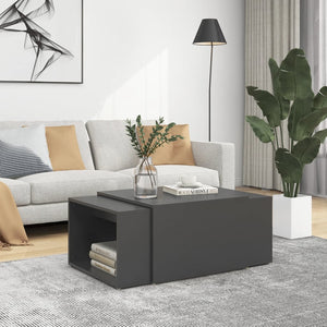 3er Satztisch Set Grau