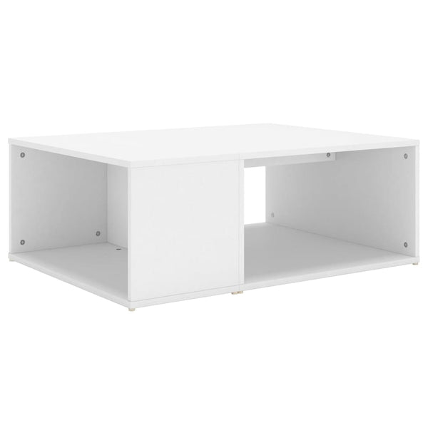 Weißer Couchtisch 90x67 cm