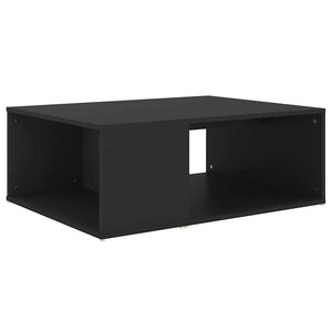 Schwarzer Couchtisch 90x67 cm