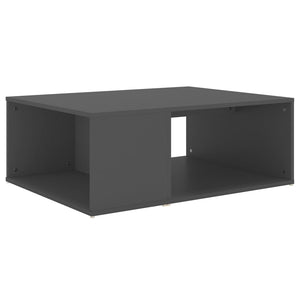 Grauer Couchtisch 90x67 cm