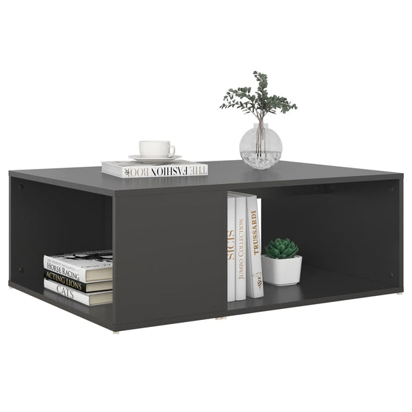 Grauer Couchtisch 90x67 cm