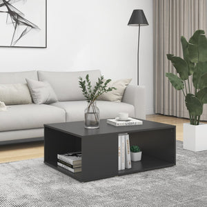 Grauer Couchtisch 90x67 cm