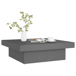 Grauer Couchtisch 90x90 cm