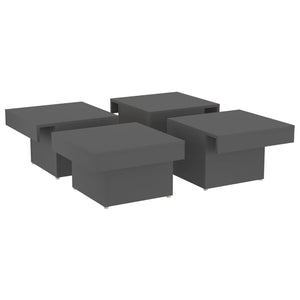 Grauer Couchtisch 90x90 cm