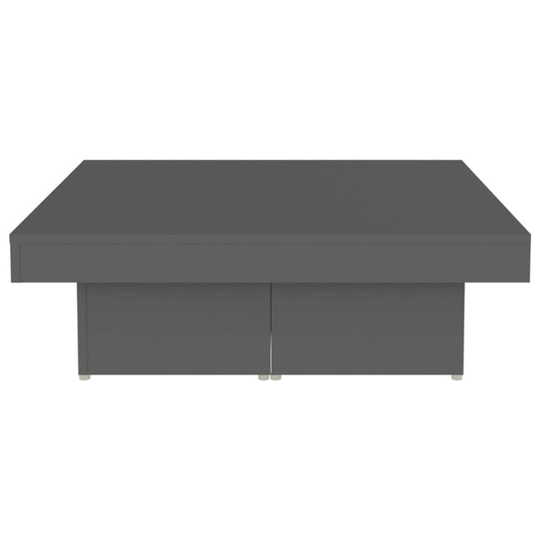 Grauer Couchtisch 90x90 cm