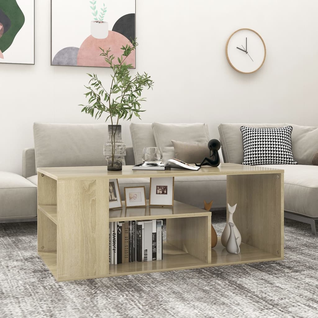 Sonoma Eiche Couchtisch 100x50 cm