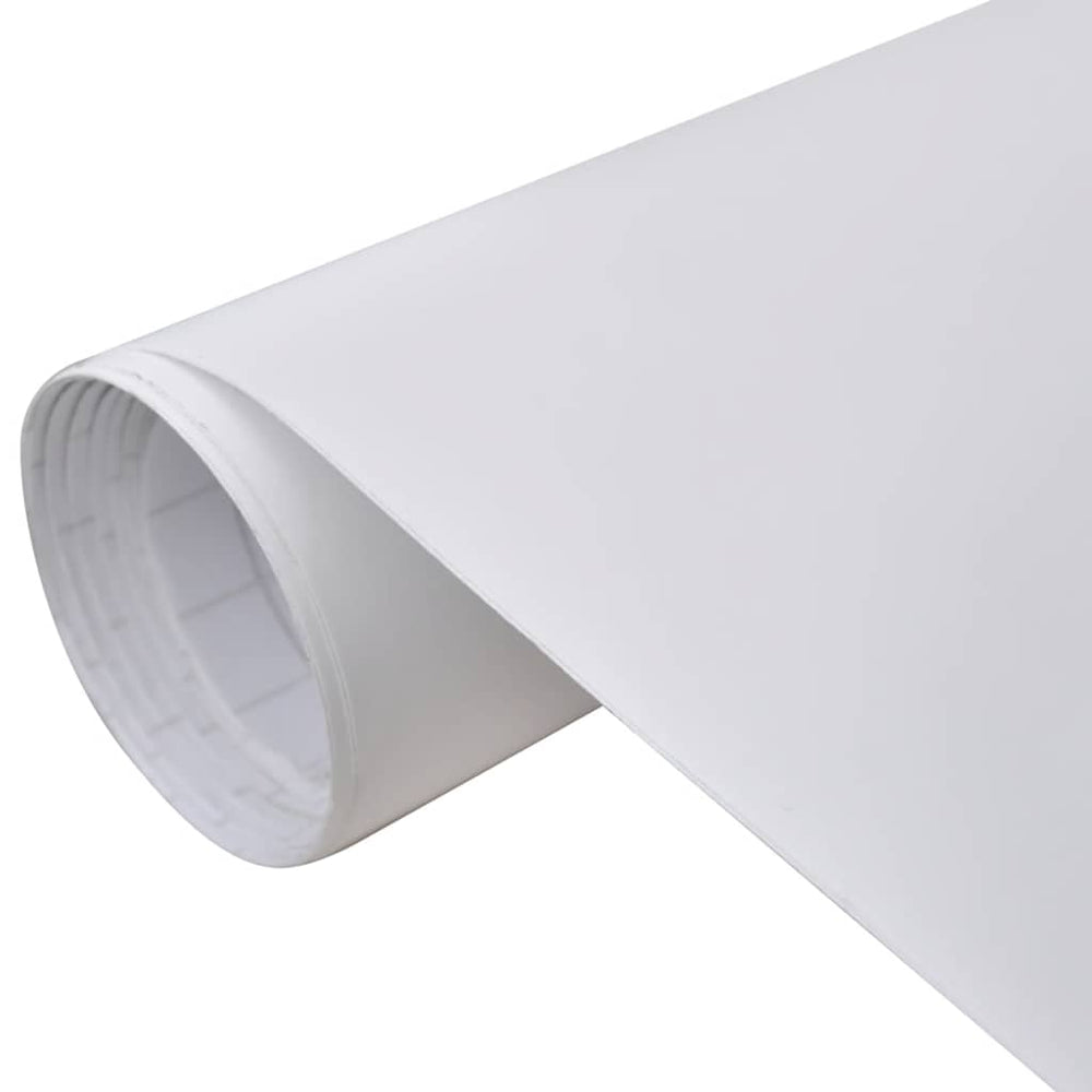 vidaXL Car Wrap Film Matte White 100x150 cm