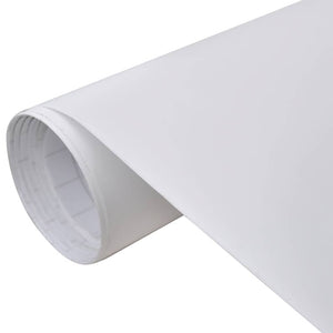 vidaXL Car Wrap Film Matte White 100x150 cm