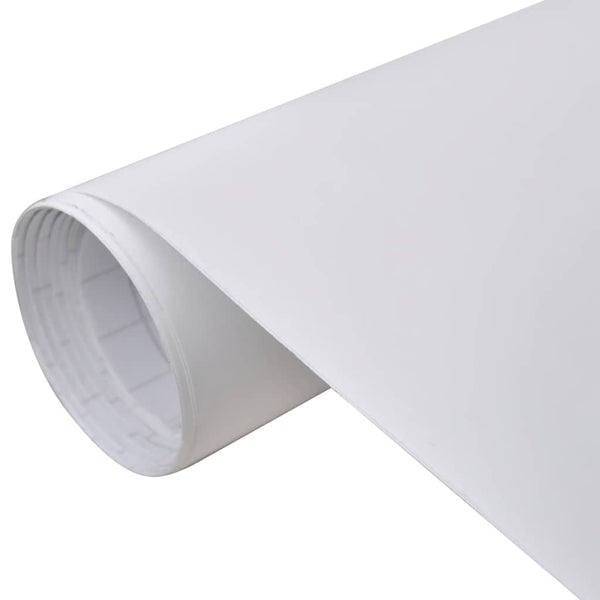 vidaXL Car Wrap Film Matte White 100x150 cm