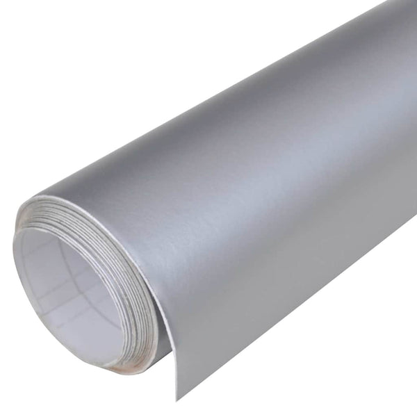 vidaXL Car Foils 2 pcs. Matte Silver 100x150 cm