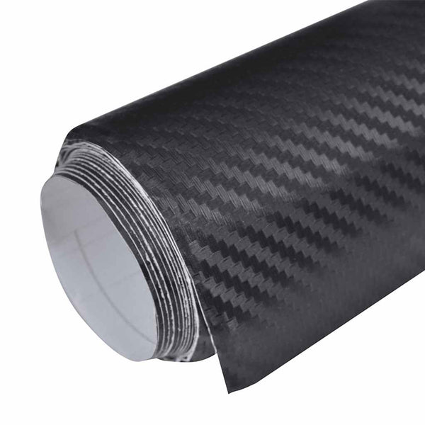 vidaXL Car Vinyl Wrap 3D Black 100x150 cm