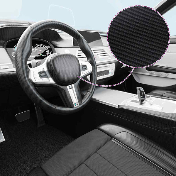 vidaXL Car Foils 2 pcs. 3D Black 100x150 cm