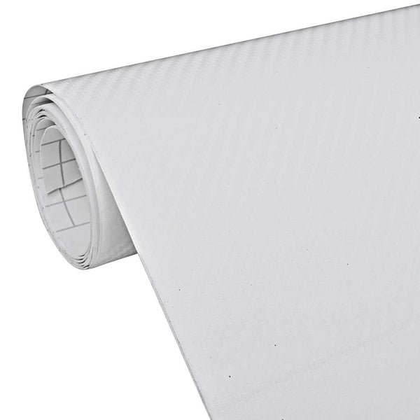 vidaXL Car Foils 2 pcs 3D White 100x150 cm