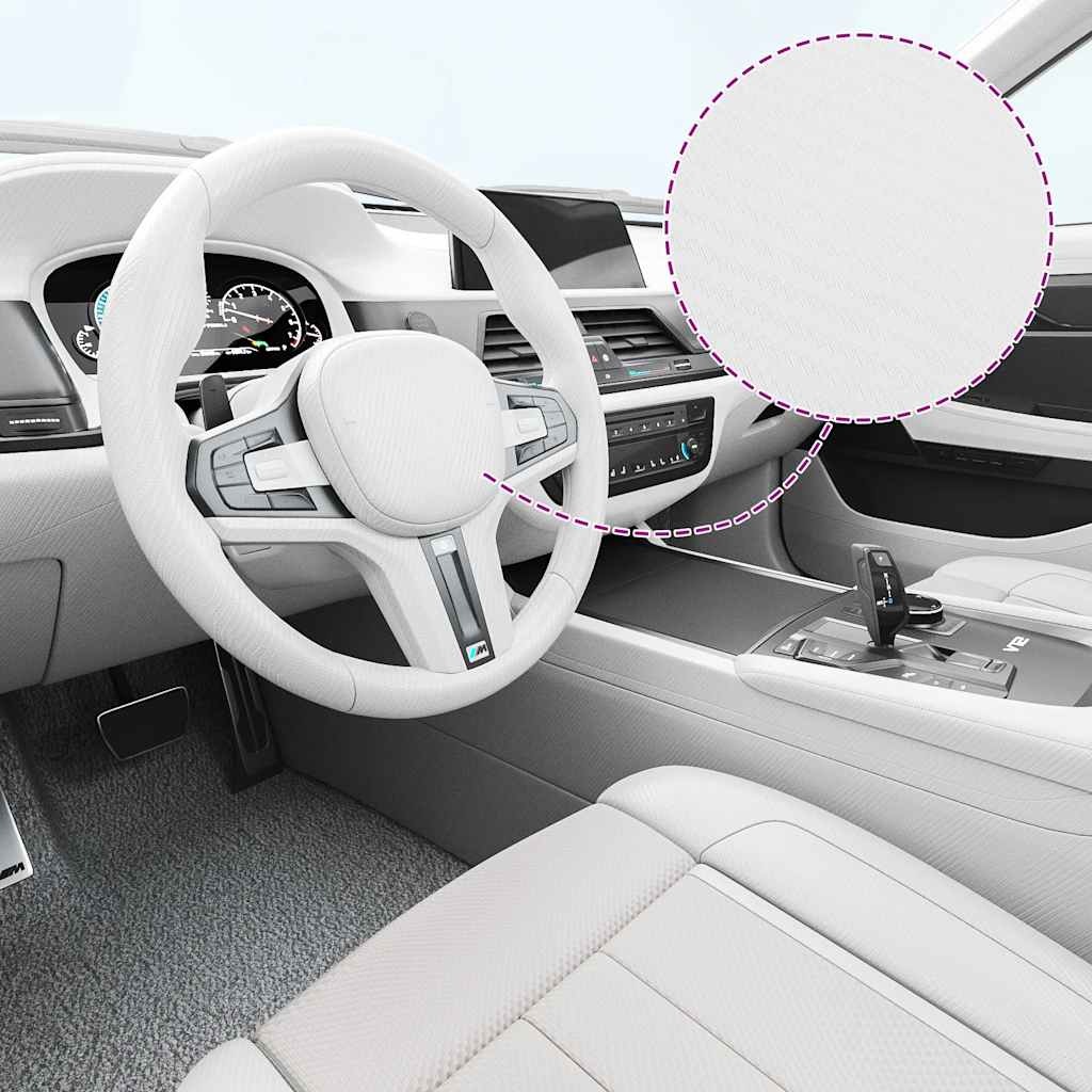 vidaXL Car Foils 2 pcs 3D White 100x150 cm