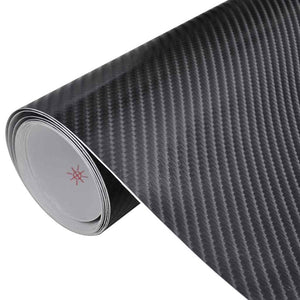 vidaXL Car Wrap Film 4D Black 100x150 cm
