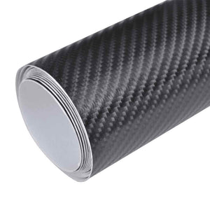 vidaXL Car Wrap Film 4D Black 100x150 cm