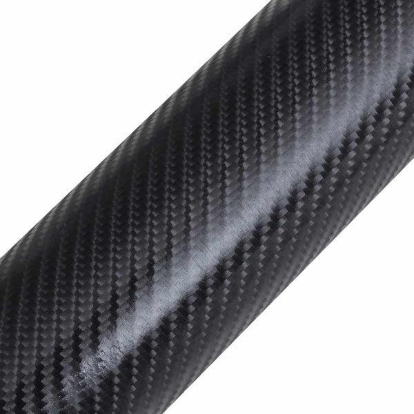 vidaXL Car Wrap Film 4D Black 100x150 cm