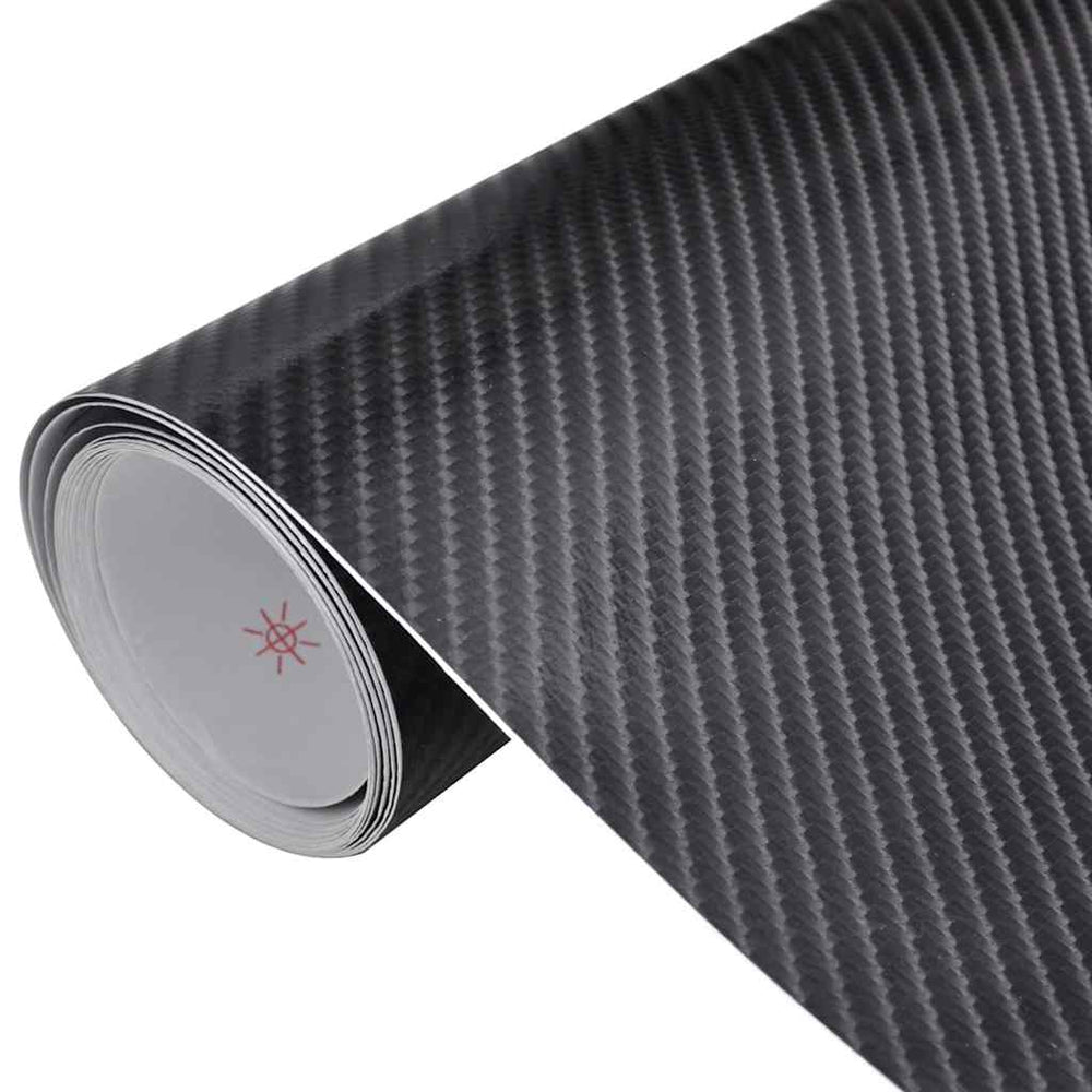vidaXL Car Foils 2 pcs. 4D Black 100x150 cm