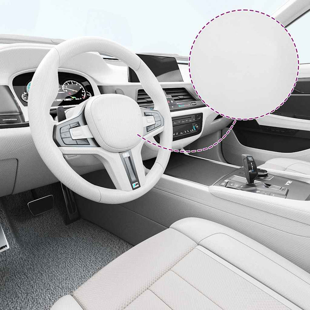 vidaXL Car Wraps 2 pcs. 4D White 100x150 cm+50x150 cm