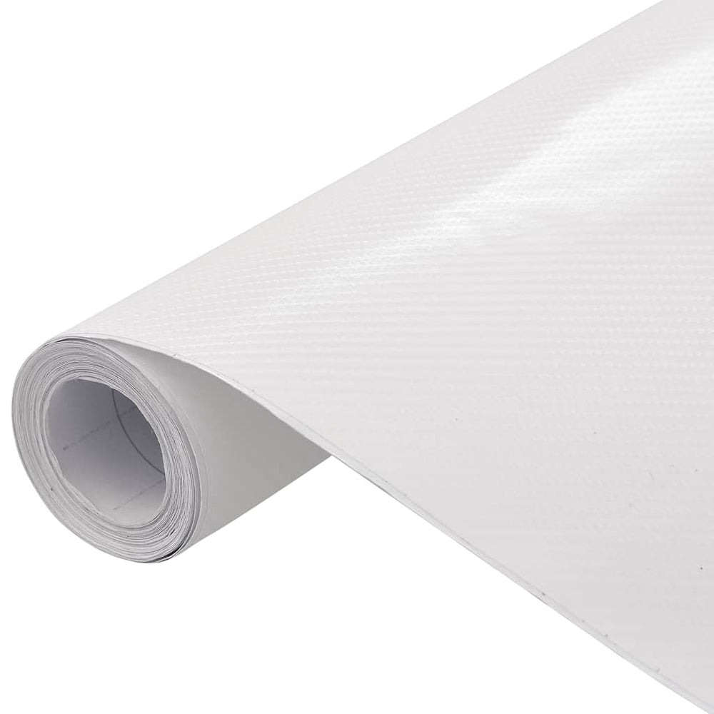 vidaXL Car Foils 2 pcs 4D White 100x150 cm